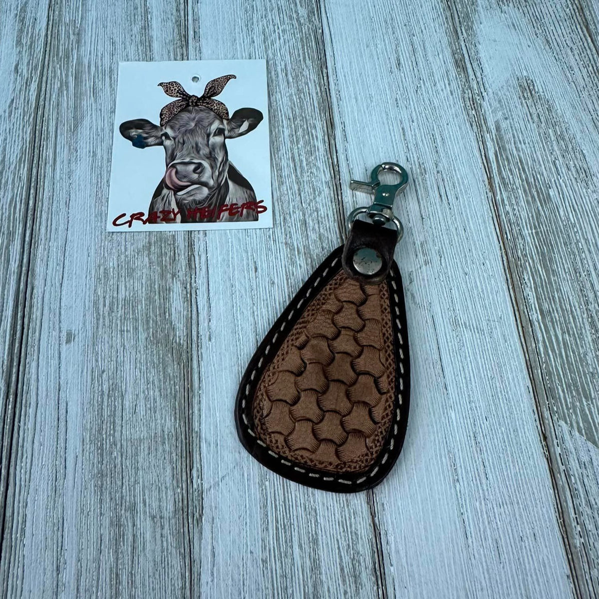 Small Tooled Keychain