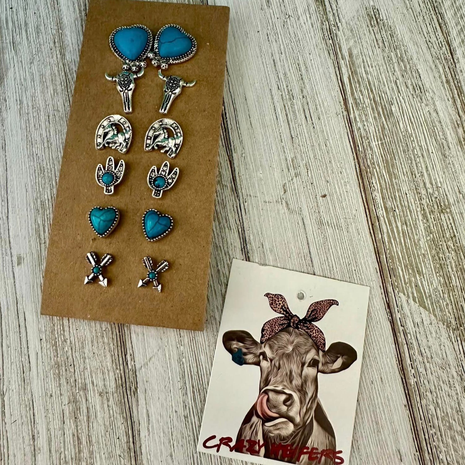 Western 6-Pair Earring Set