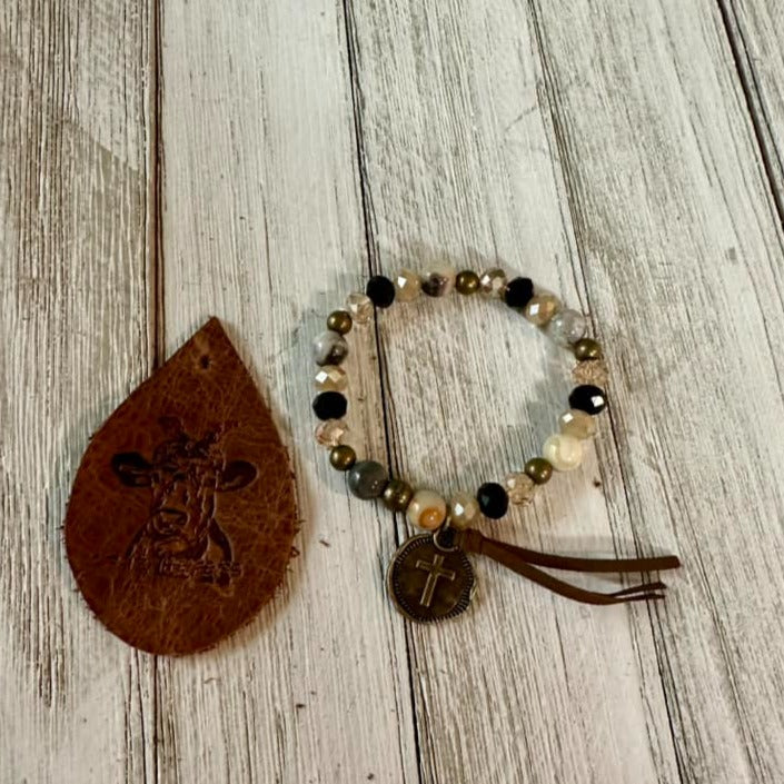 Cross Charm Bracelet