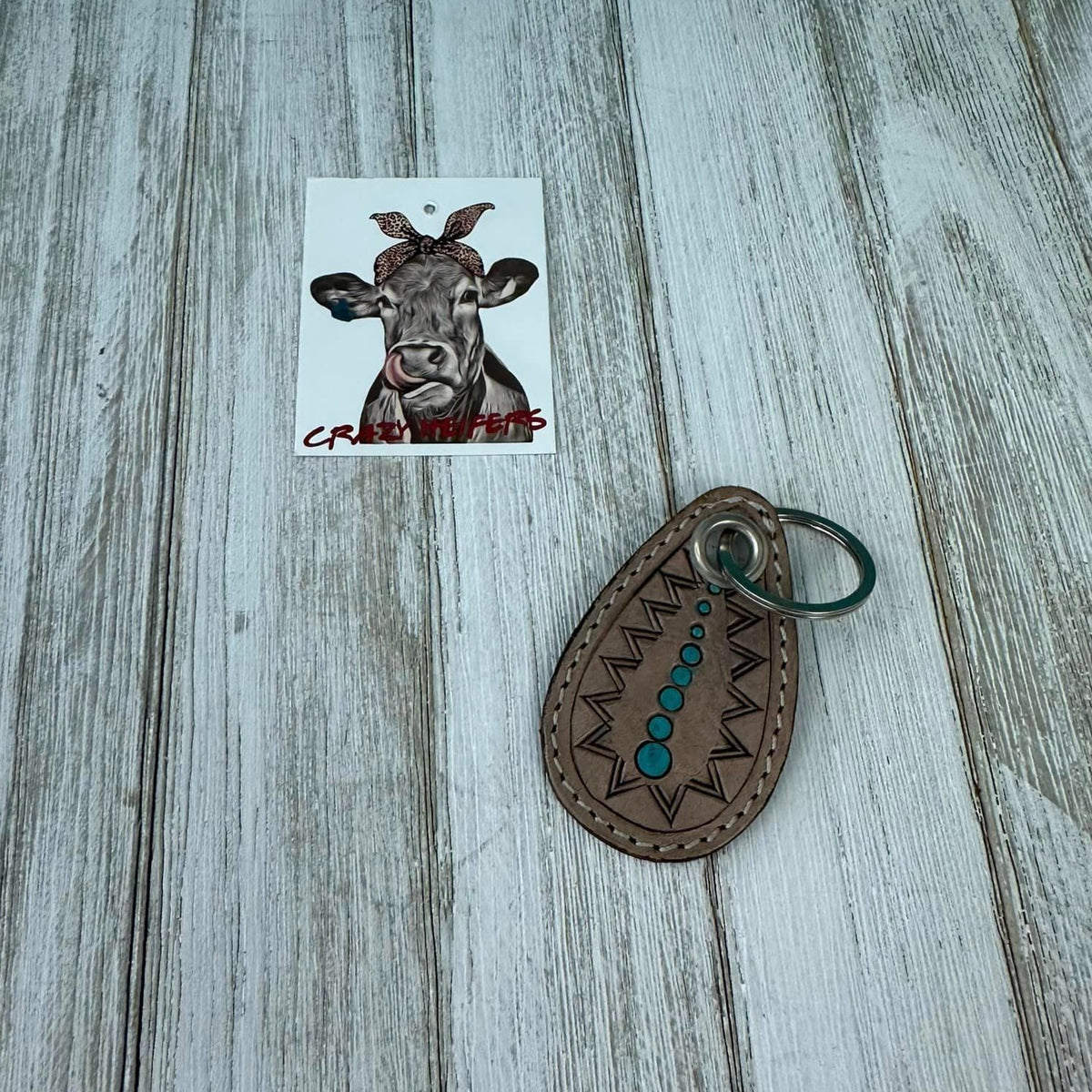 Small Tooled Keychain