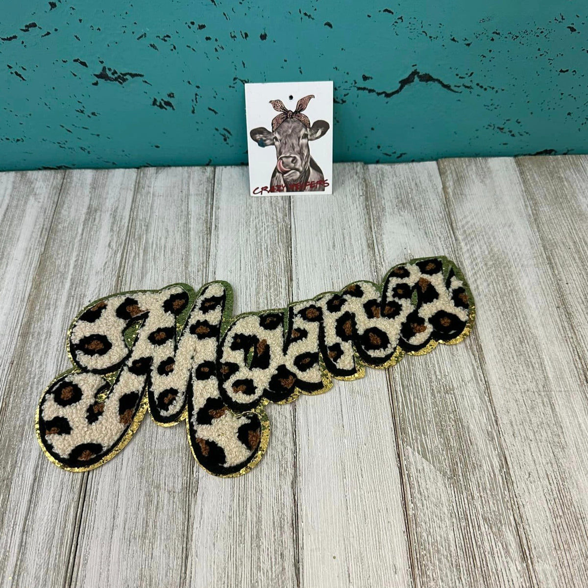 Chenille MAMA &amp; WEEKEND Patch-Iron on-NEW COLORS