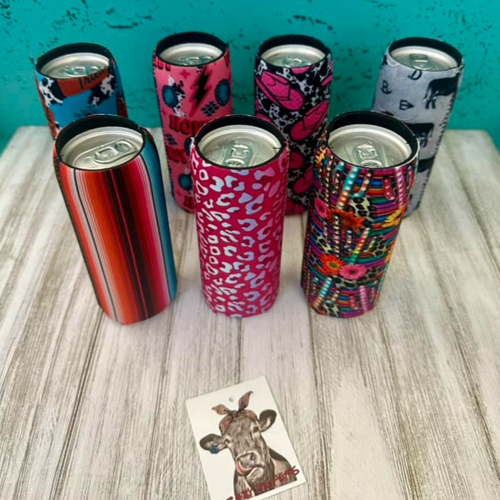 Neoprene Slim Can Coolers-Western