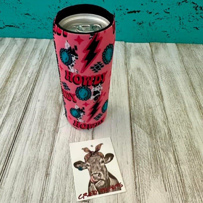 Neoprene Slim Can Coolers-Western