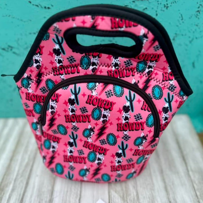 Neoprene Lunch Bags-Western