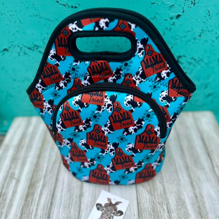 Neoprene Lunch Bags-Western