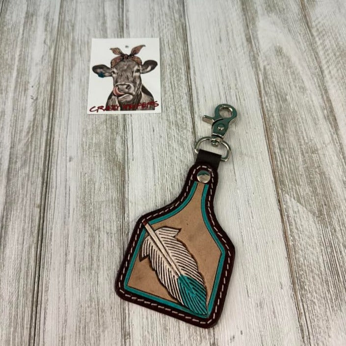 Small Tooled Keychain