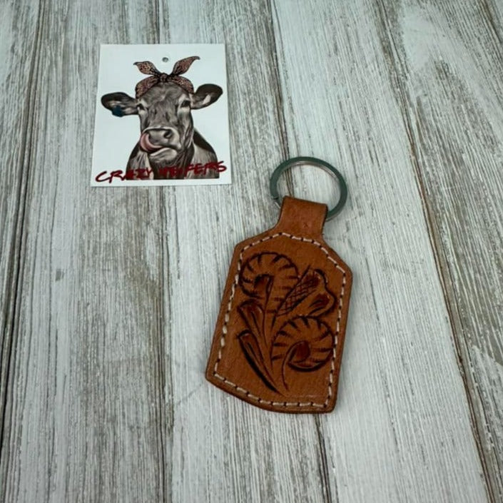 Small Tooled Keychain