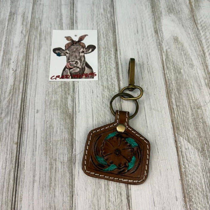 Small Tooled Keychain