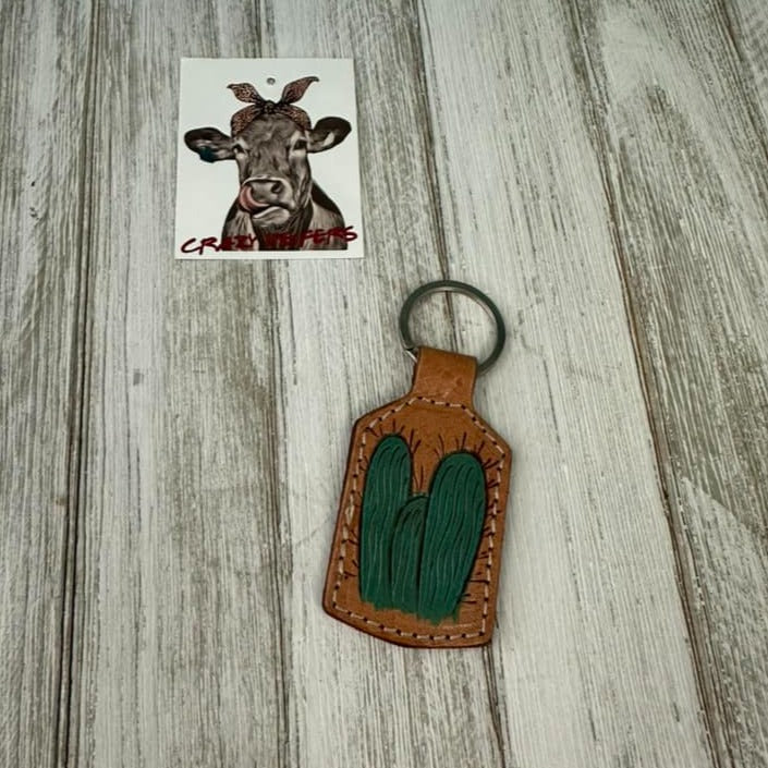 Small Tooled Keychain