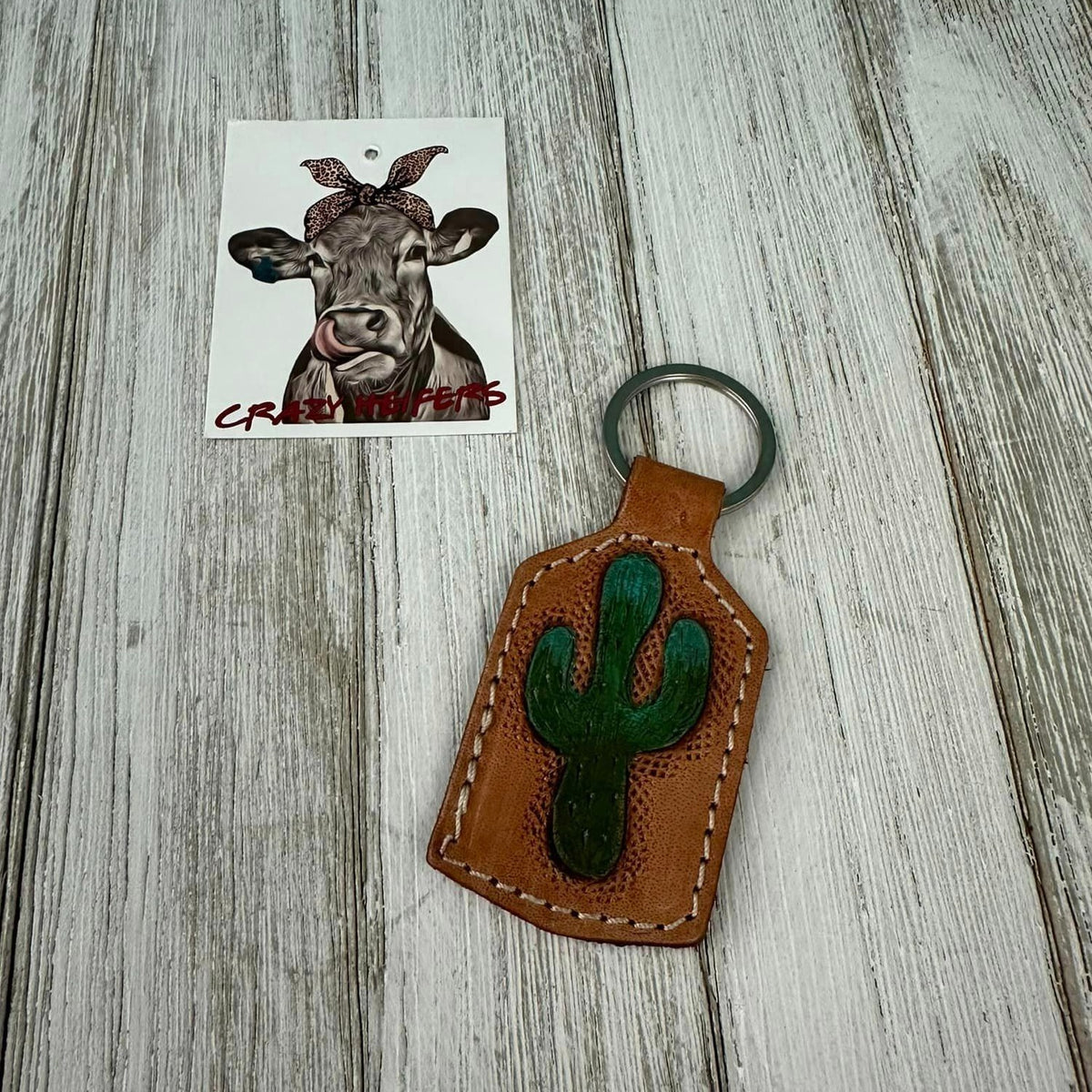 Small Tooled Keychain