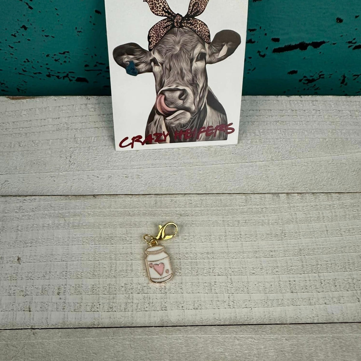 Clip-on Charms Gold Tone