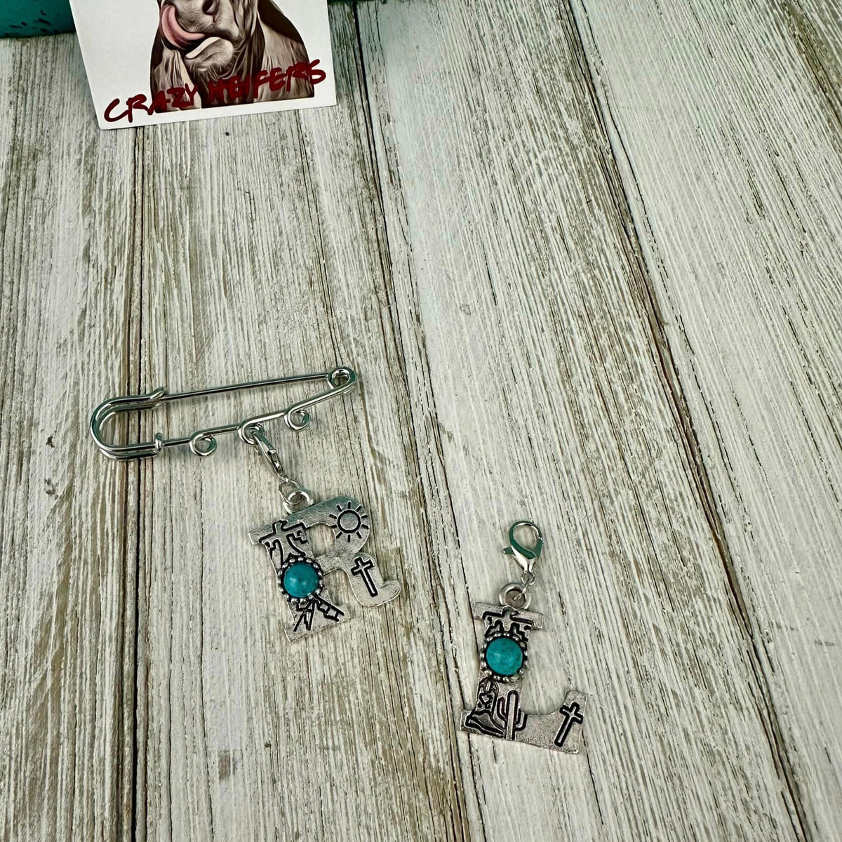 Initial Clip-on Charms