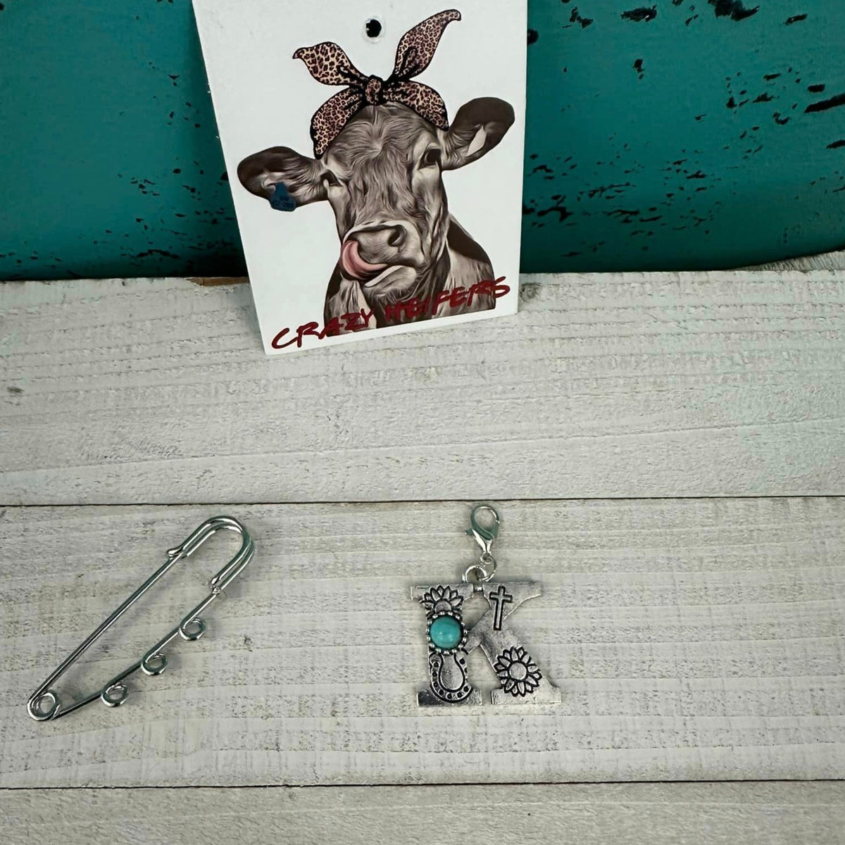 Initial Clip-on Charms