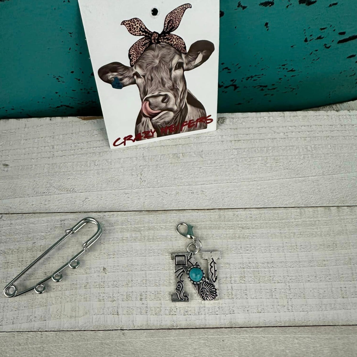 Initial Clip-on Charms