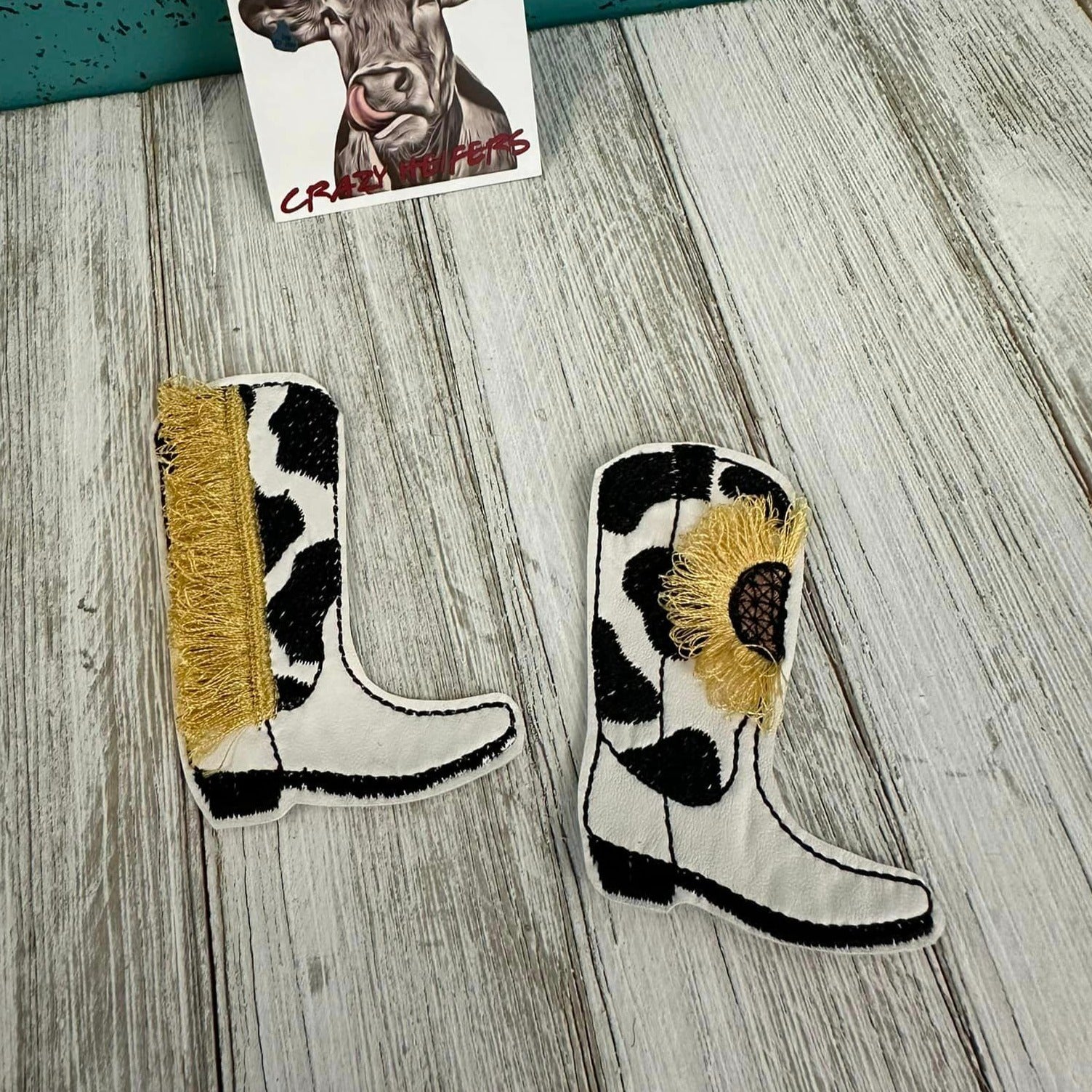 Embroidered Boot Patches-Iron on