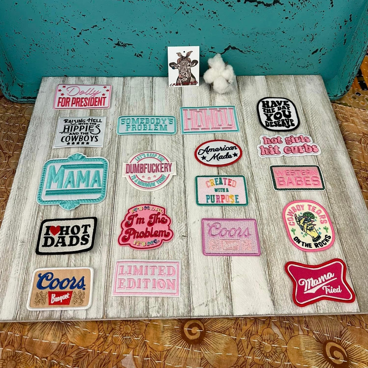 Embroidered Statement Patches-Iron on V2