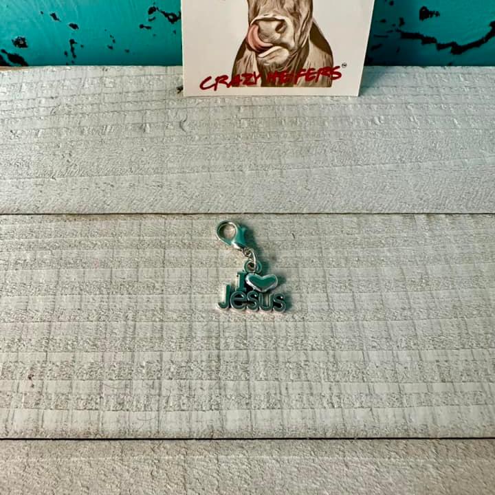 Clip-on Charms Silver Tone V4