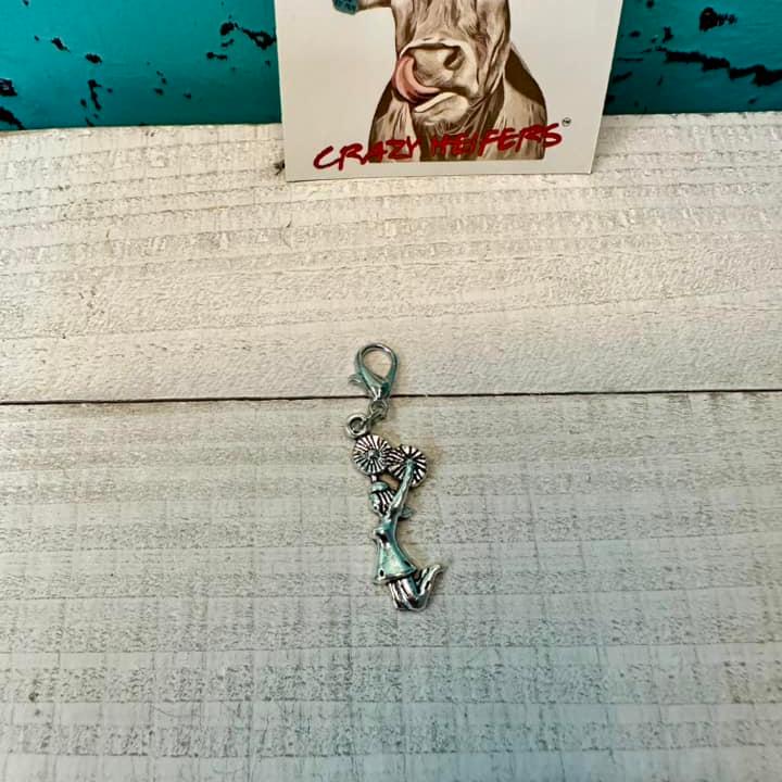 Clip-on Charms Silver Tone V4