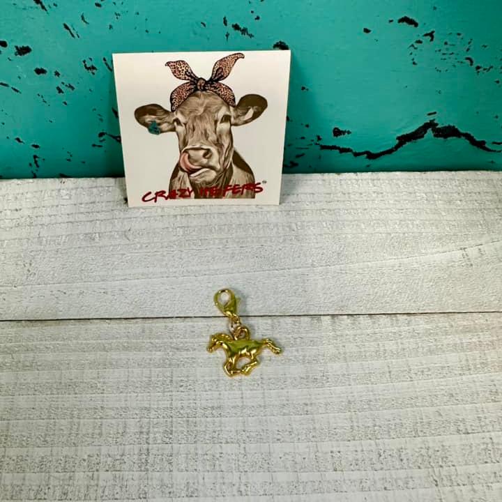 Clip-on Charms Gold Tone V4