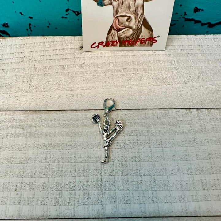 Clip-on Charms Silver Tone V4