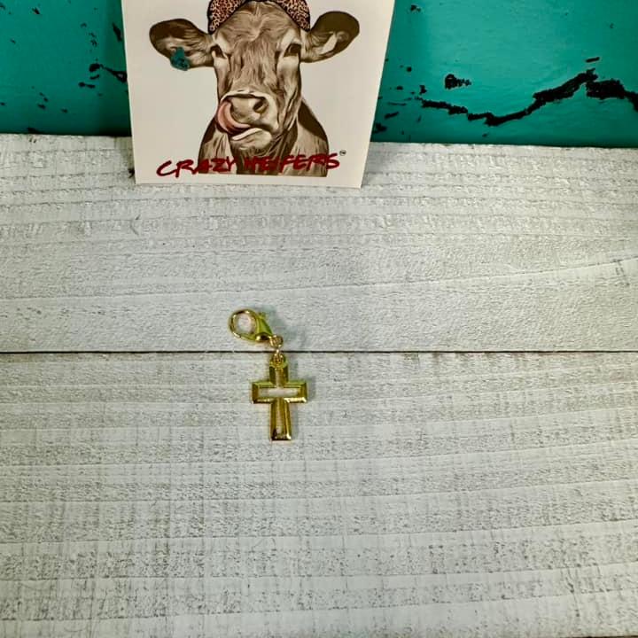 Clip-on Charms Gold Tone V4