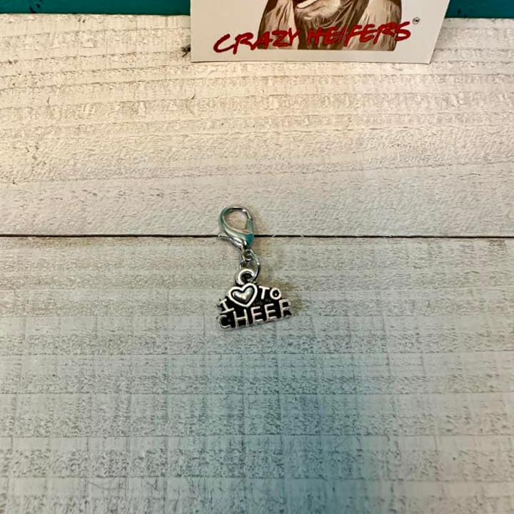 Clip-on Charms Silver Tone V4