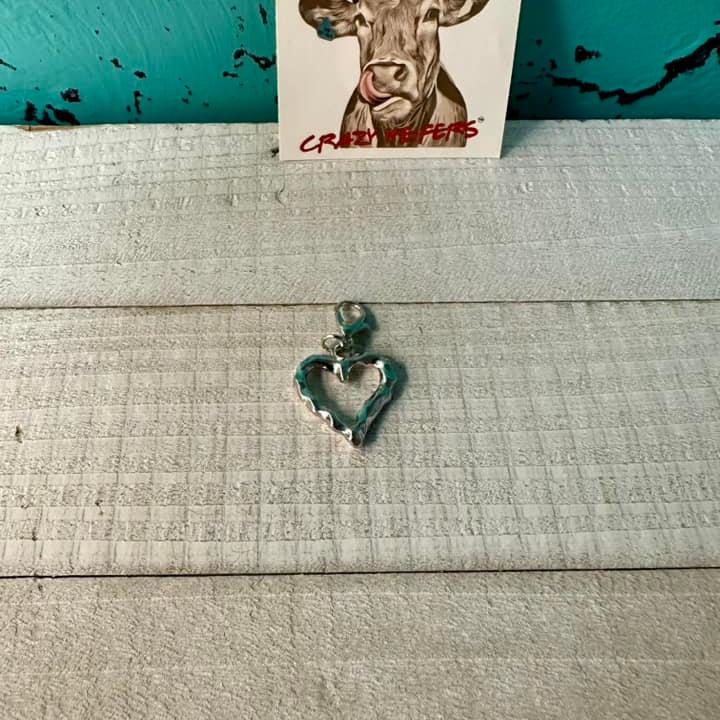 Clip-on Charms Silver Tone V4