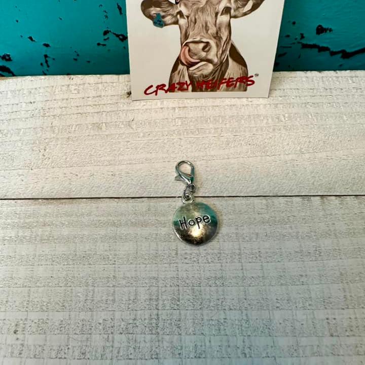 Clip-on Charms Silver Tone V4