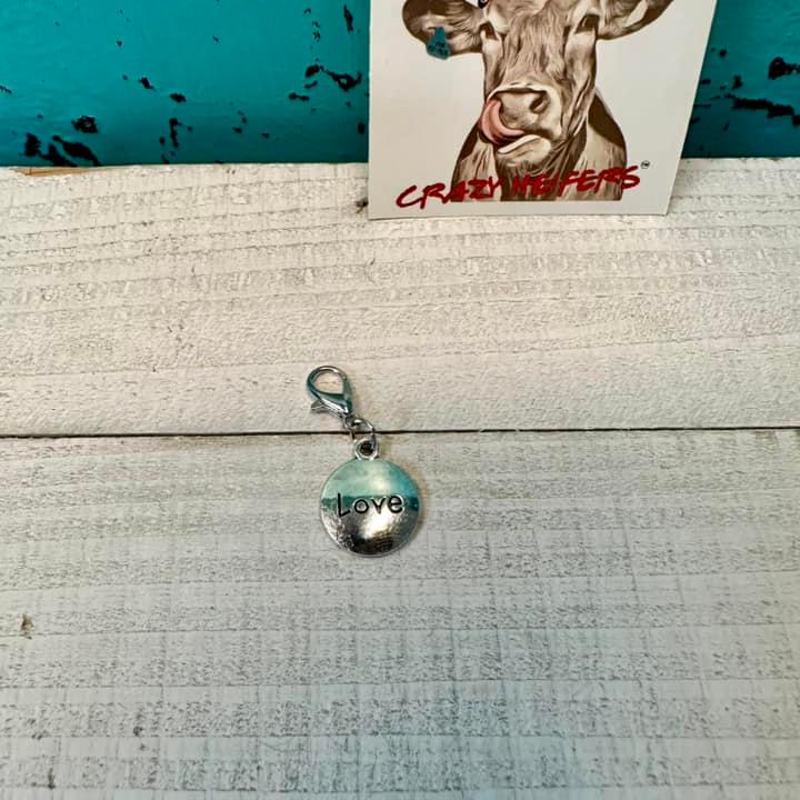 Clip-on Charms Silver Tone V4