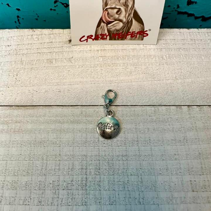 Clip-on Charms Silver Tone V4