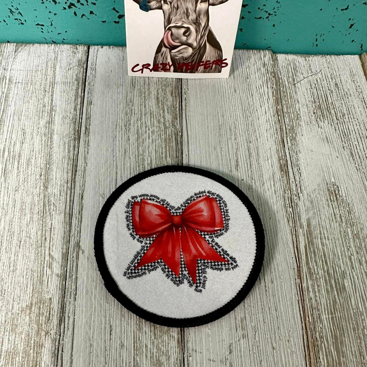 DTF Patches Football Bows-Iron on