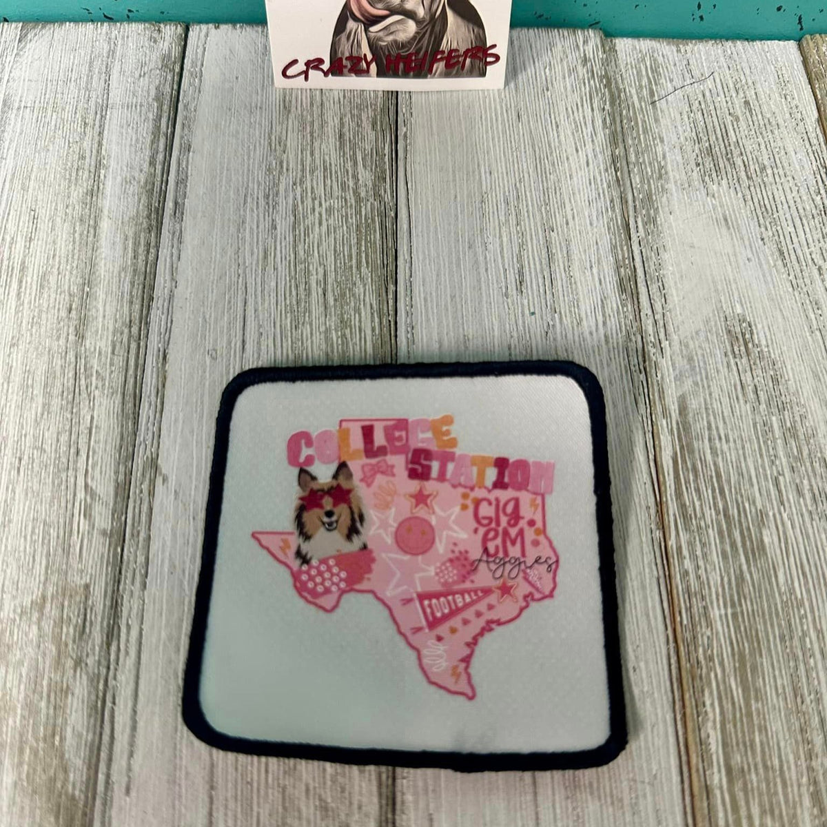 DTF Patches Preppy Football-Iron on