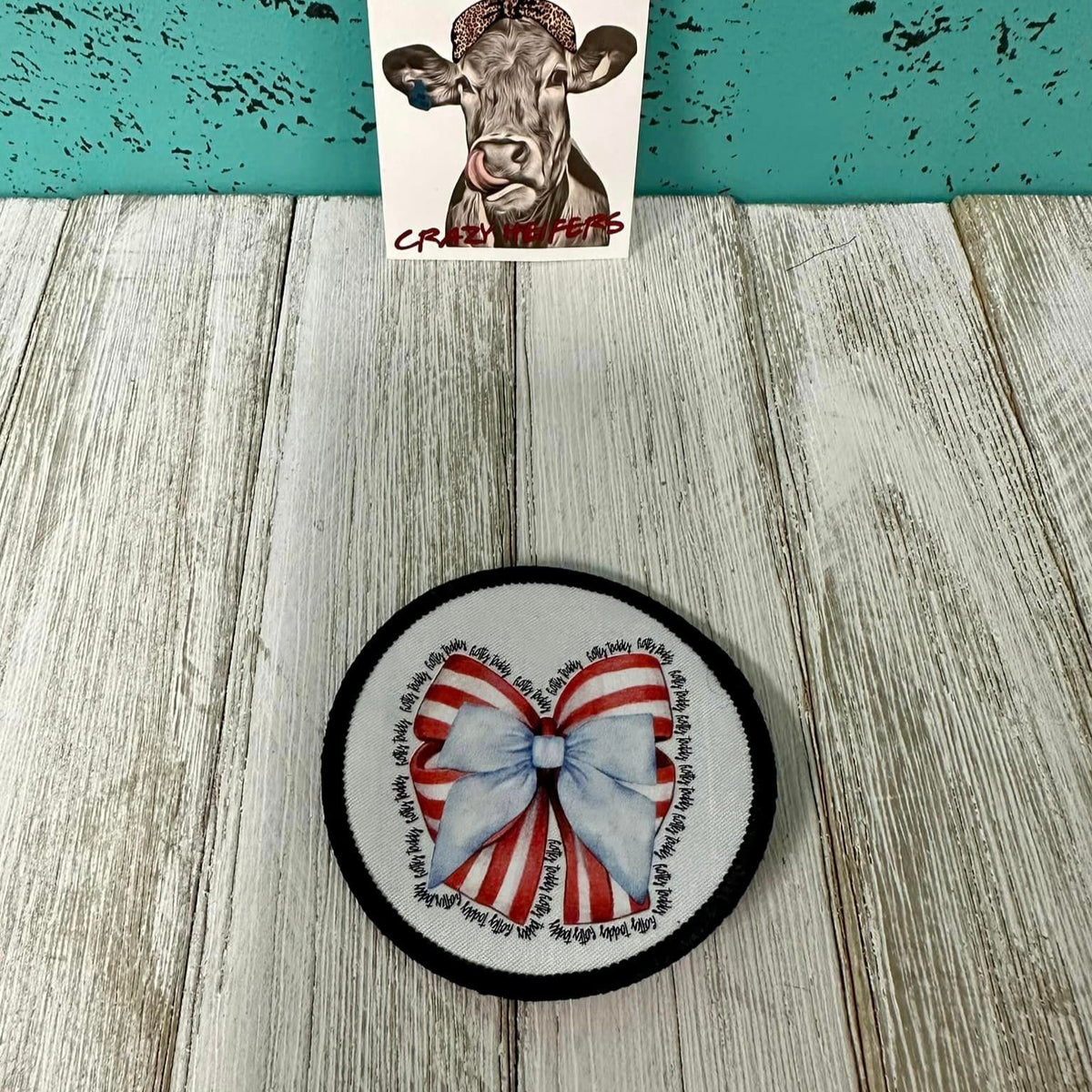 DTF Patches Football Bows-Iron on