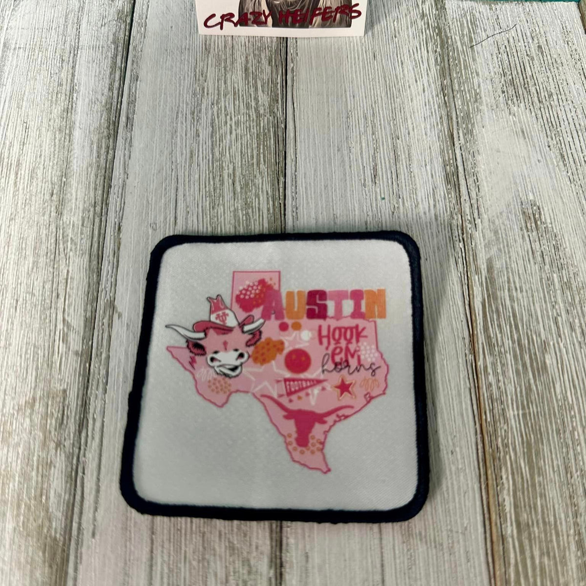 DTF Patches Preppy Football-Iron on