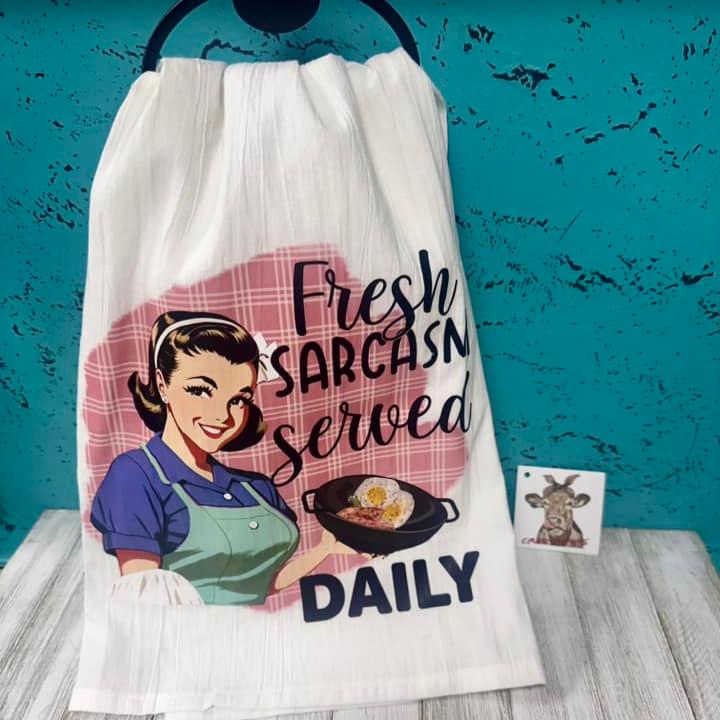 Snarky Housewife Kitchen Towels