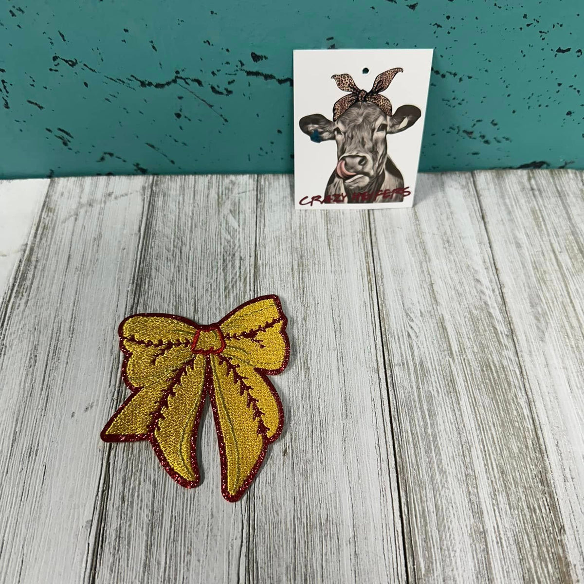 Embroidered Coquette Bow Sport Patches-Iron on