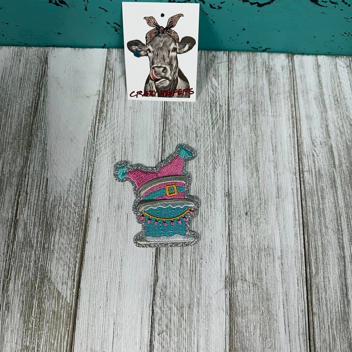 Embroidered Christmas Statement Patches-Iron on