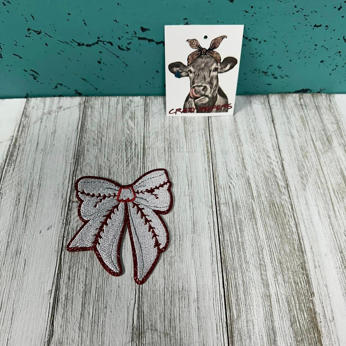 Embroidered Coquette Bow Sport Patches-Iron on