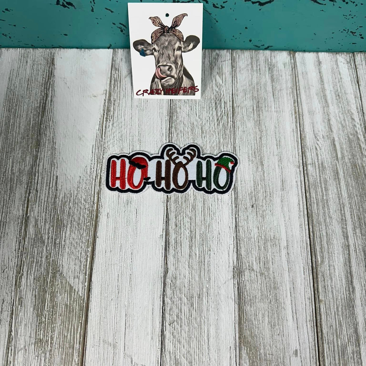 Embroidered Christmas Statement Patches-Iron on