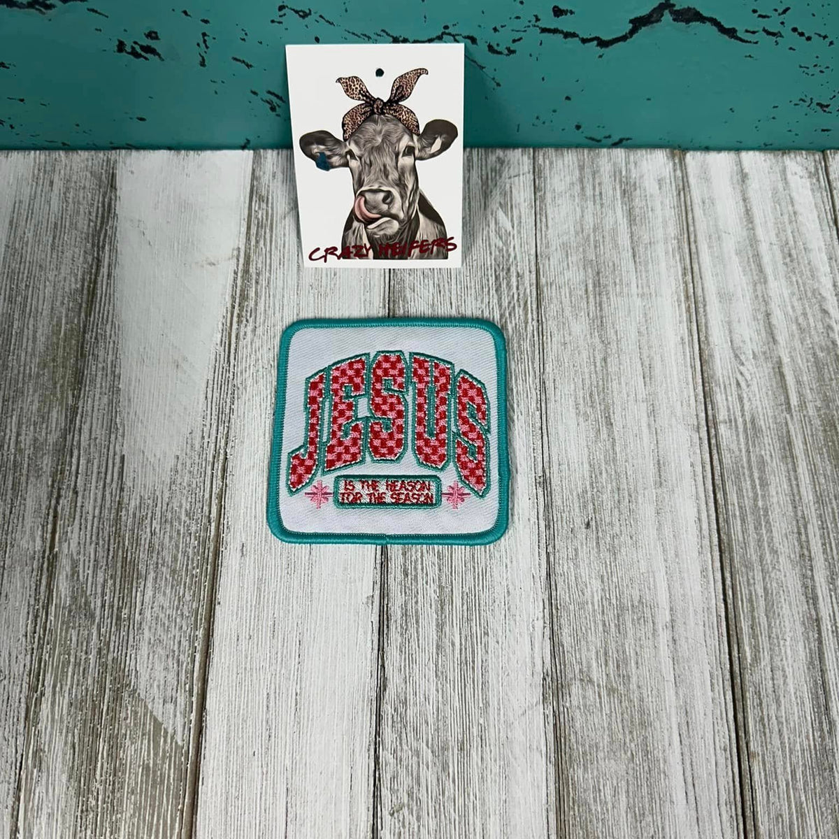 Embroidered Christmas Statement Patches-Iron on