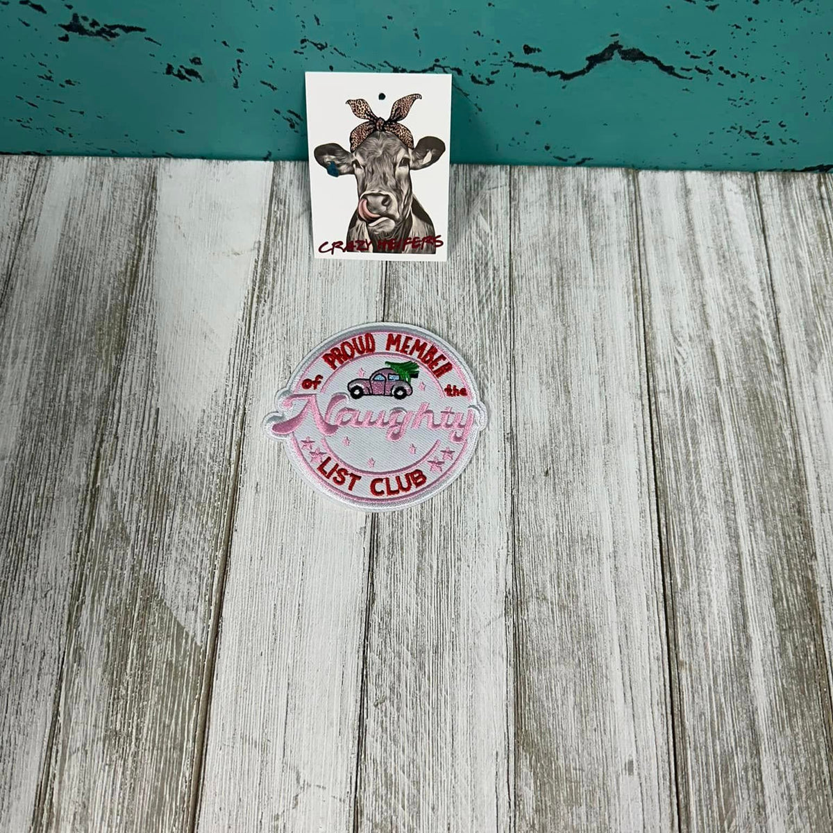 Embroidered Christmas Statement Patches-Iron on