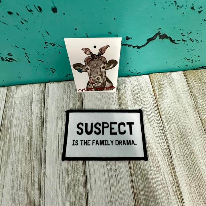 DTF Patches Suspect-Iron on