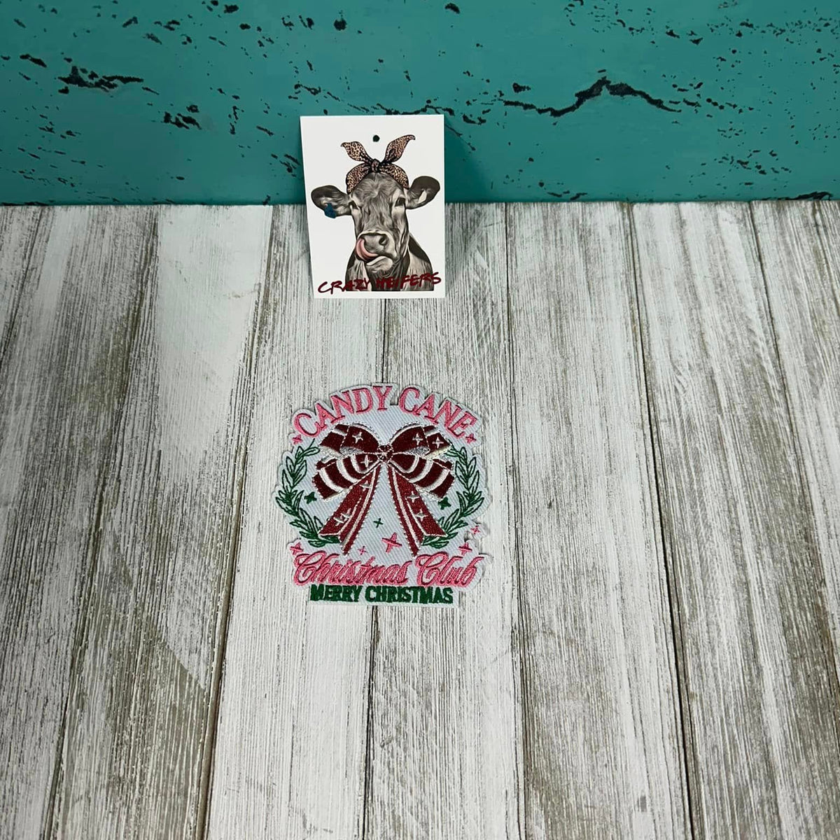 Embroidered Christmas Statement Patches-Iron on