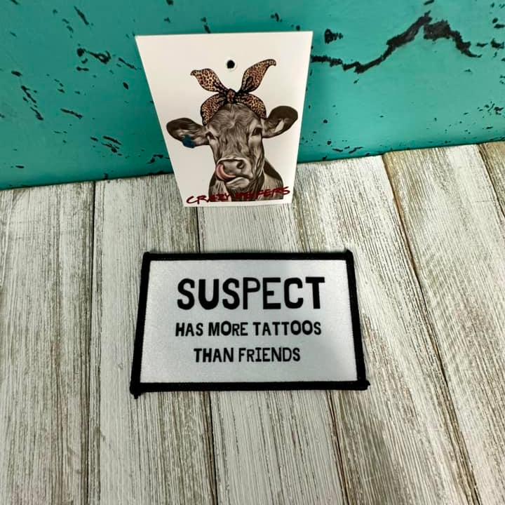DTF Patches Suspect-Iron on