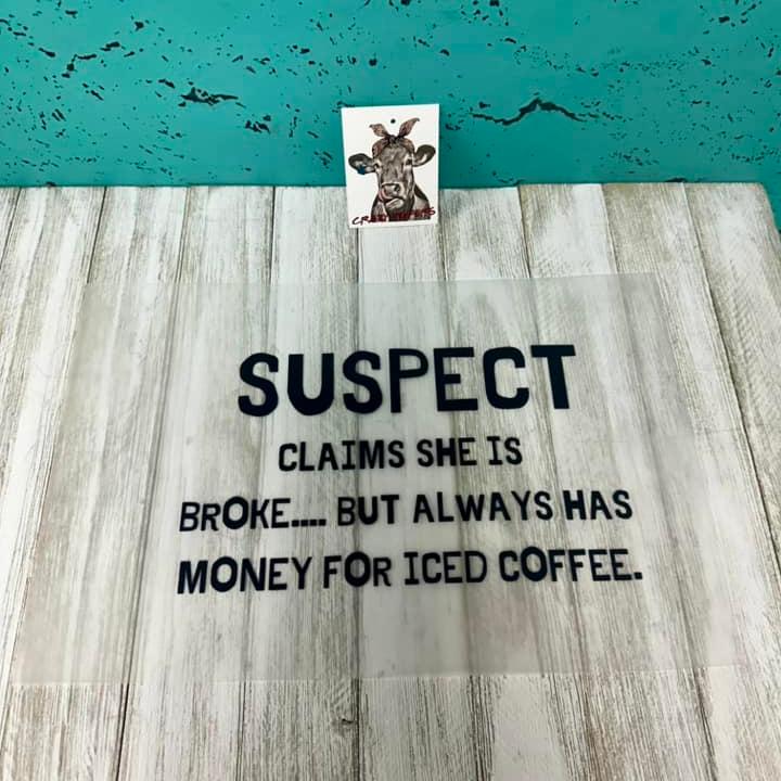 DTF Heat Transfers- Suspect