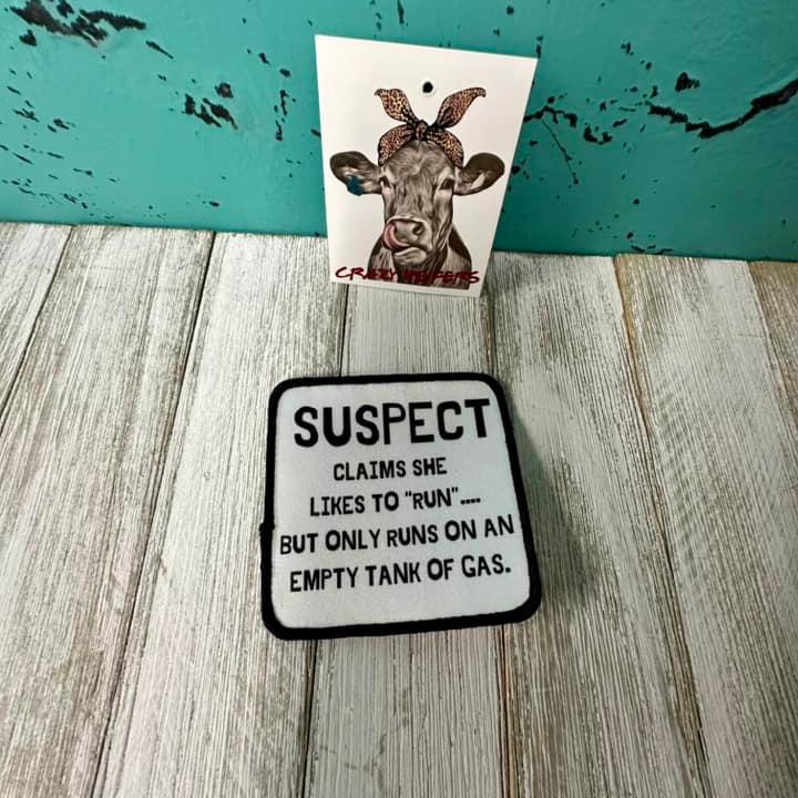 DTF Patches Suspect-Iron on
