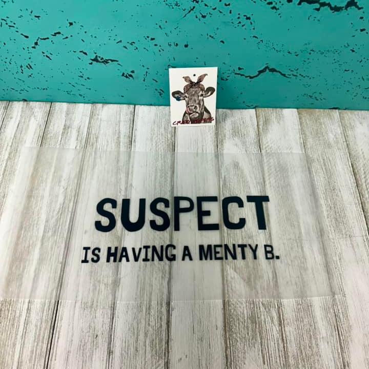 DTF Heat Transfers- Suspect