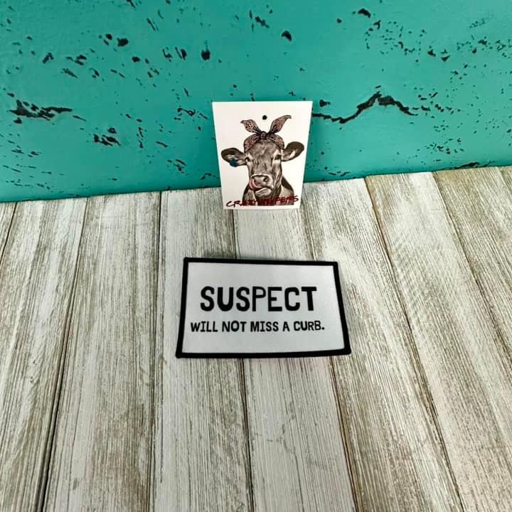 DTF Patches Suspect-Iron on