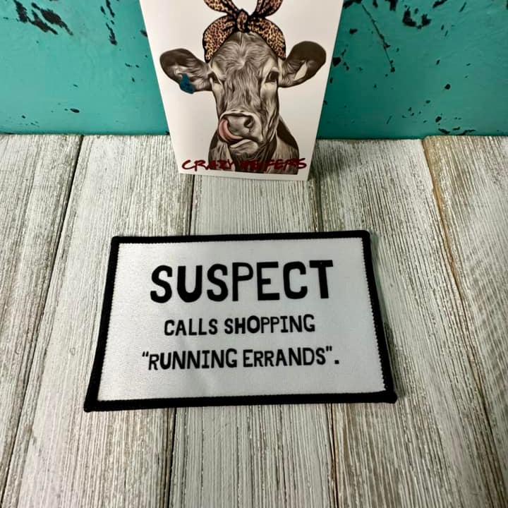 DTF Patches Suspect-Iron on