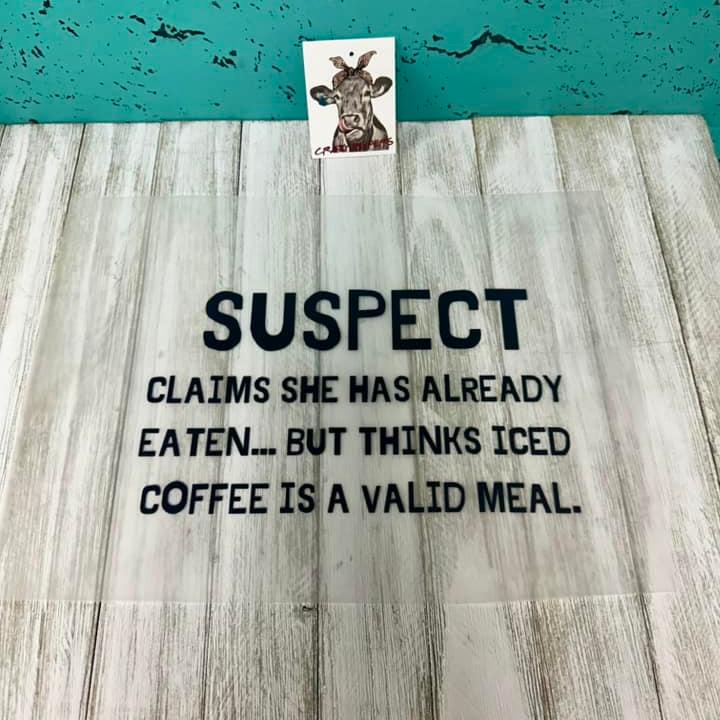 DTF Heat Transfers- Suspect